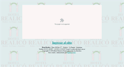 Desktop Screenshot of hotelrealico.com